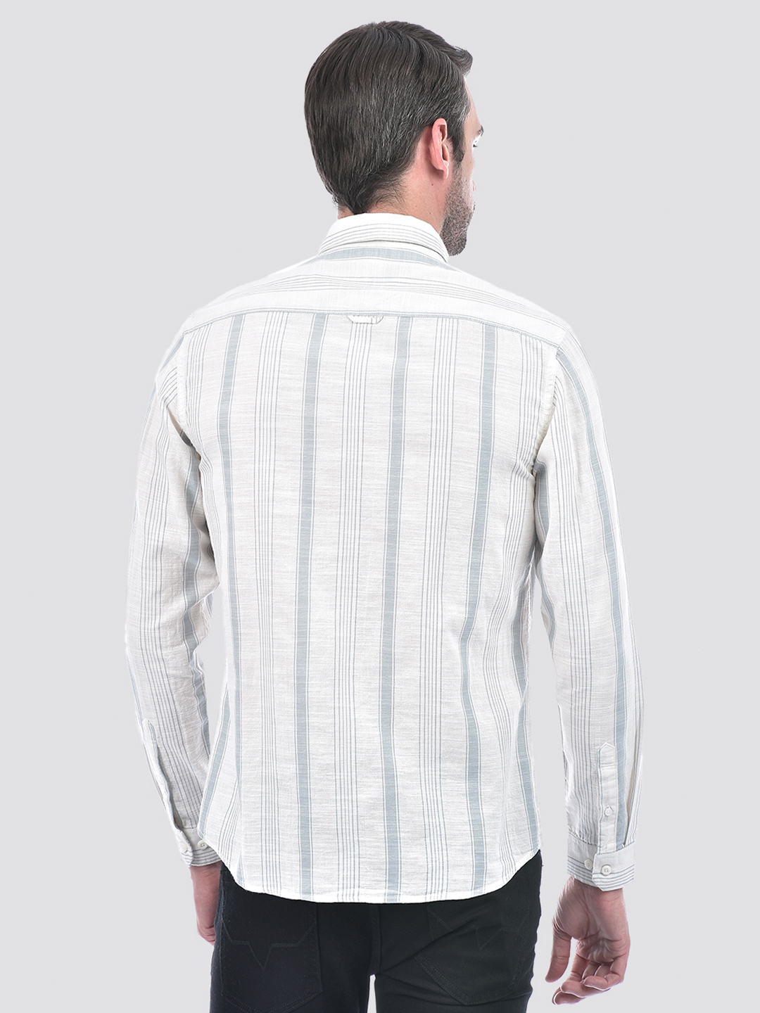 Numero Uno Men Striped Casual Slim-Fit Shirt